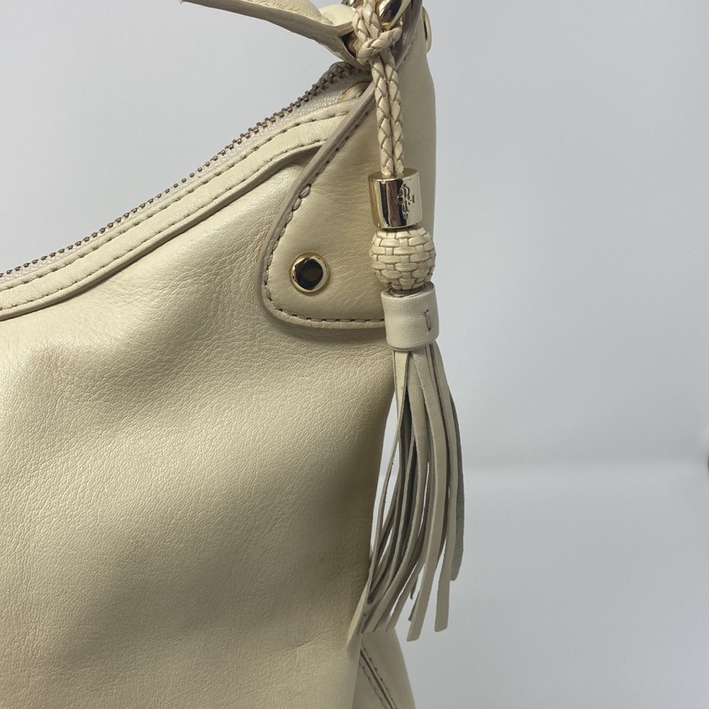 Cole Haan Off-White Leather Hobo Shoulder Bag - Picture 4 of 15